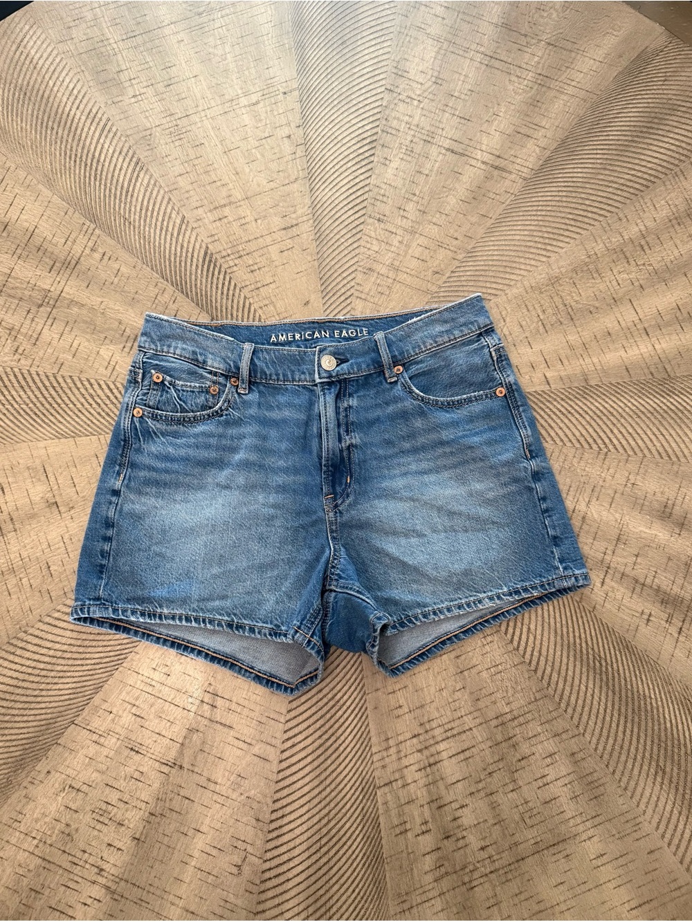 American Eagle Outfitters Mid-Blue Denim Jean Shorts
